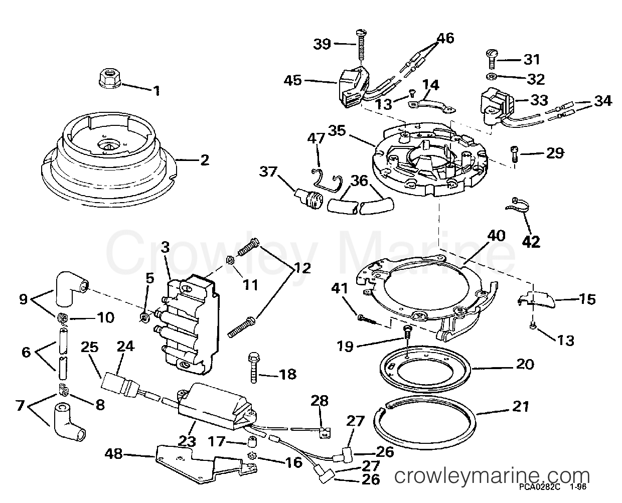 1998 Outboard 8 - BE8RCT - IGNITION