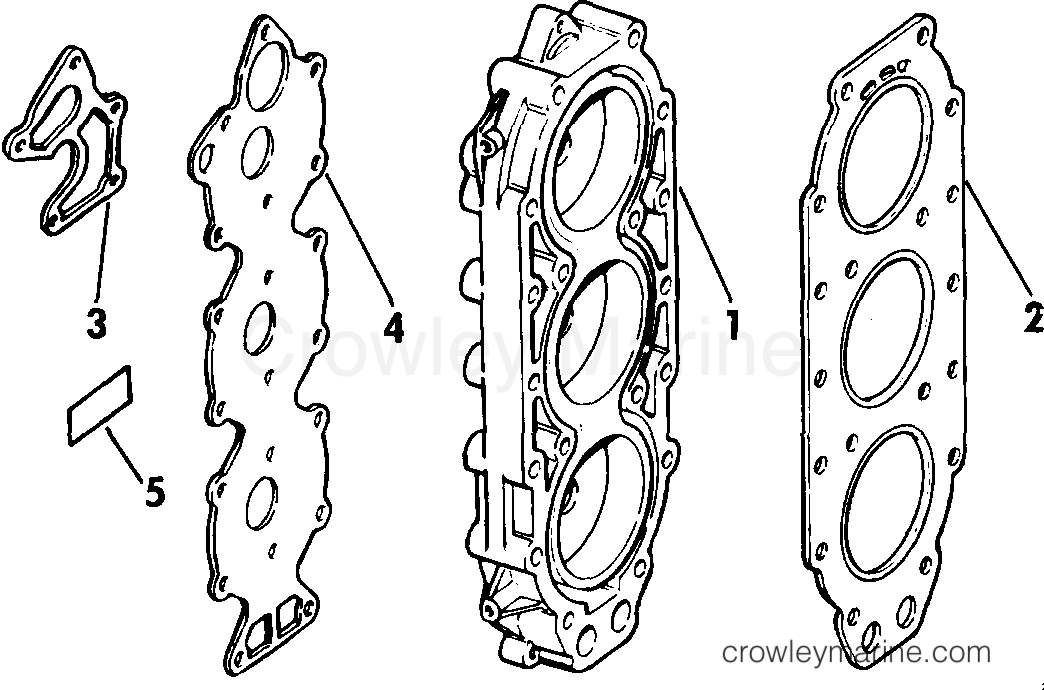 1985 Rigging Accessories - Miscellaneous - CYLINDER HEAD KIT - LOW COMPRESSION 75