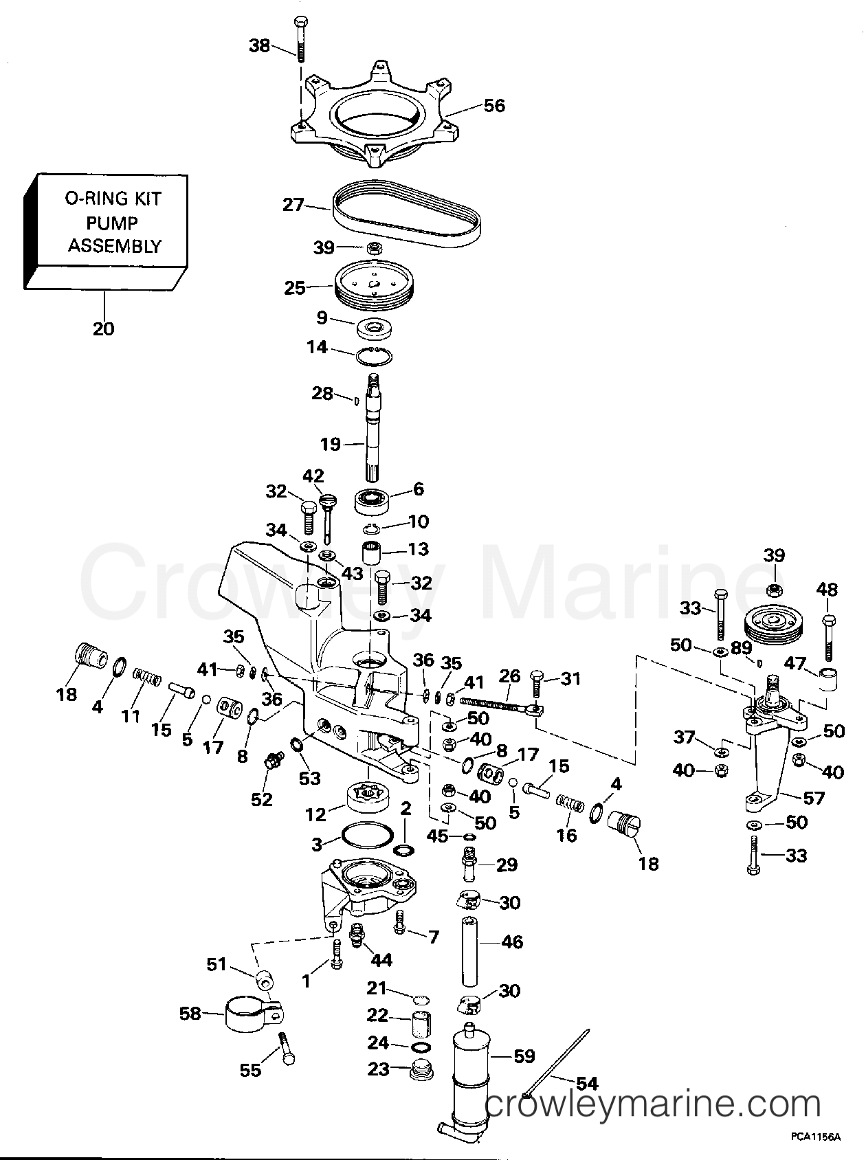 1995 Rigging Accessories - Steering - STEERING PUMP KIT