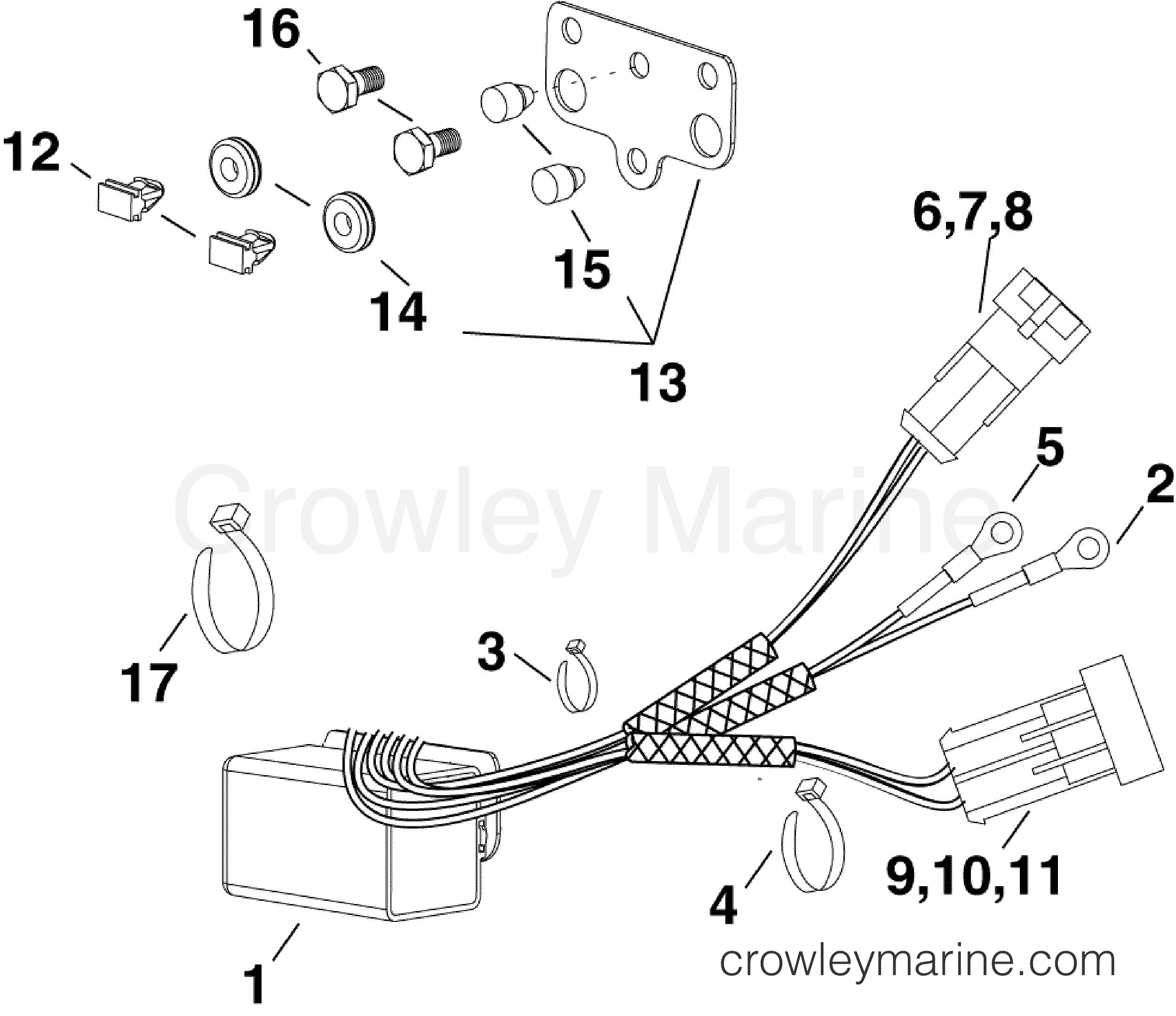 TRIM & TILT RELAY - 2012 Evinrude Outboards 60 E60DPLINC | Crowley Marine