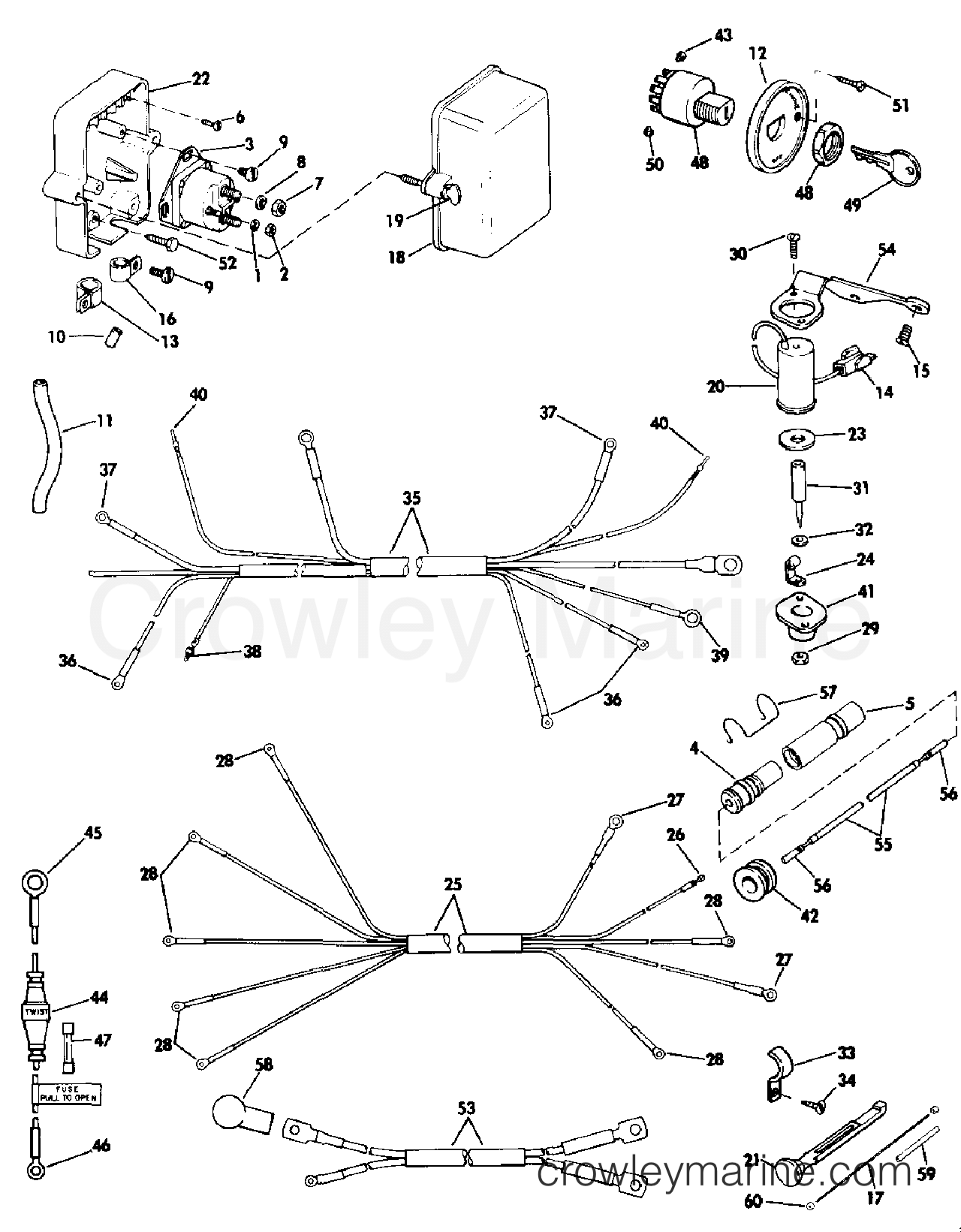 1987 Rigging Accessories - Electrical System - REMOTE STARTING KIT 9.9, 15
