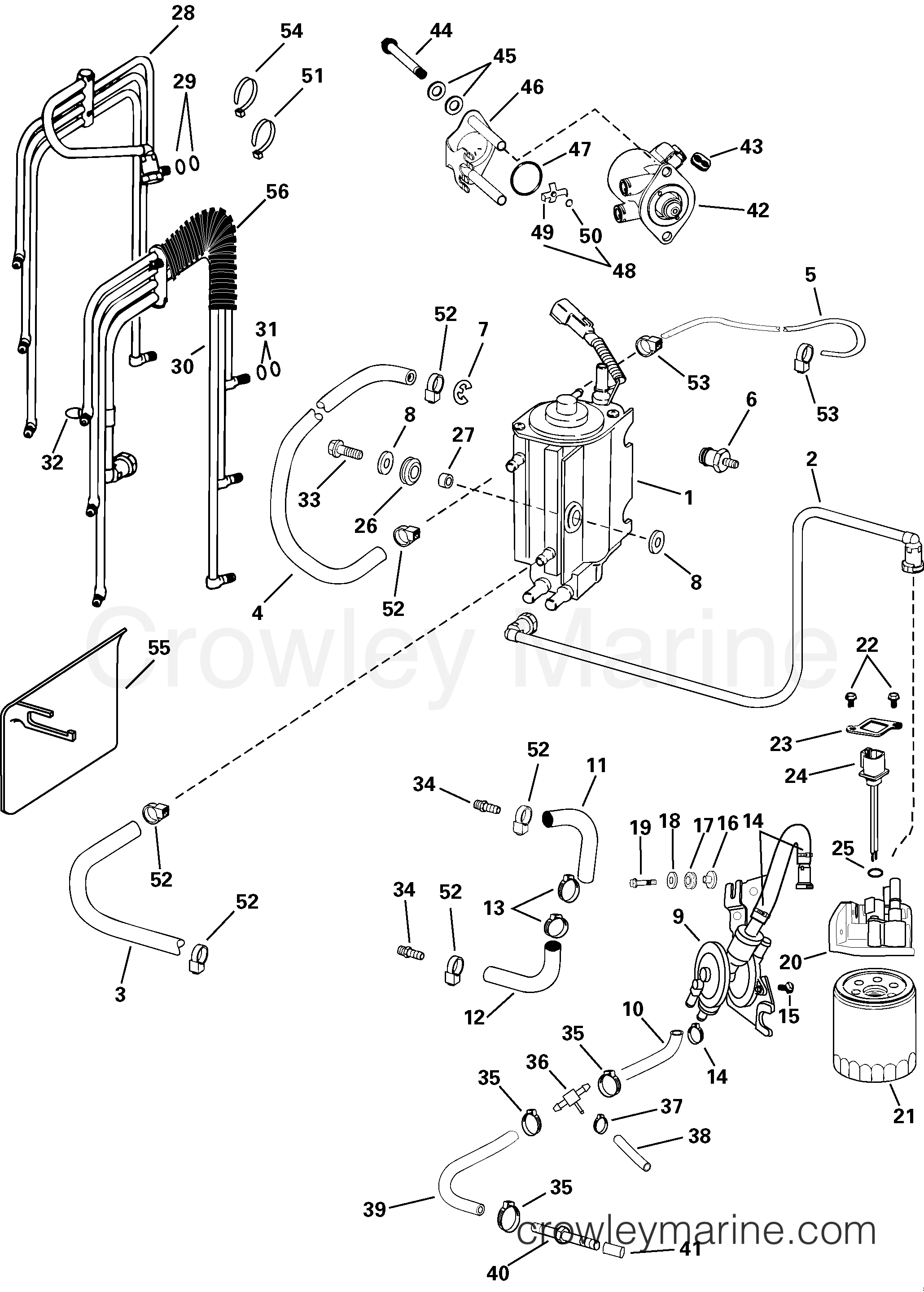 2002 Outboard 175 - E175FPLSNF - FUEL COMPONENTS