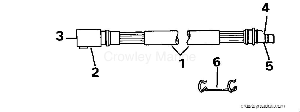 1994 Rigging Accessories - Electrical System - EXTENSION CABLE - TRIM/TILT