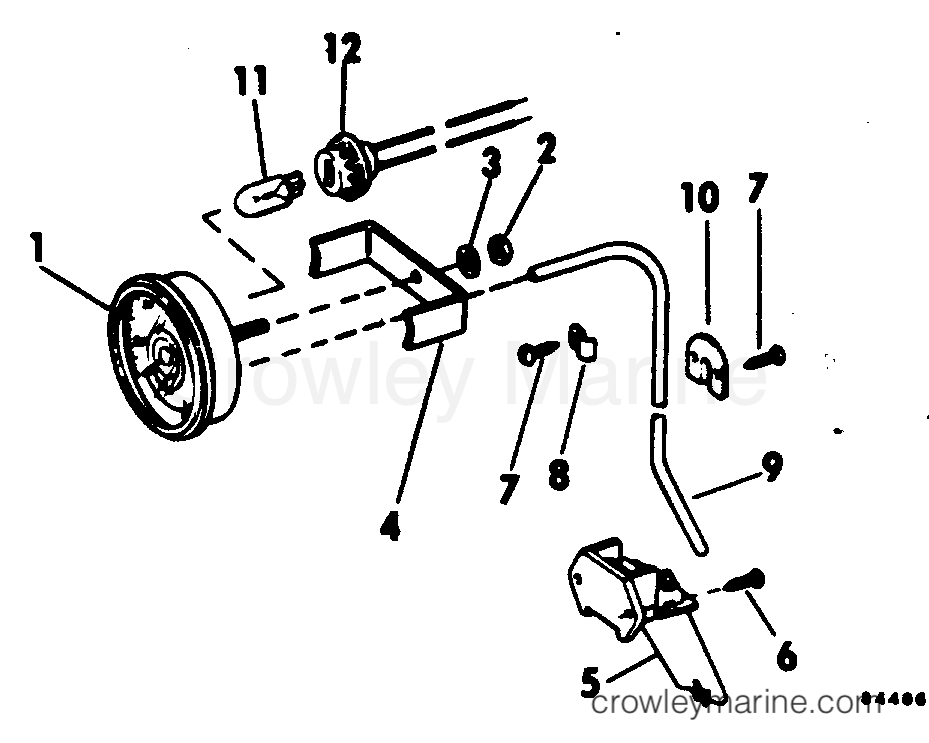 1981 Rigging OMC Stern Drive - All Models - SPEEDOMETER KIT-FLUSH MOUNT
