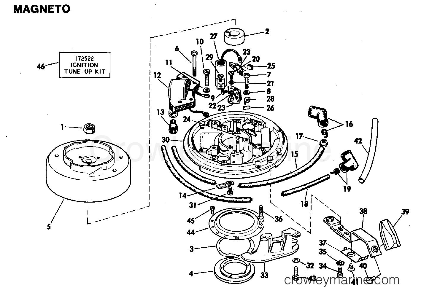 1981 Outboard 4 - J4WCIC - MAGNETO