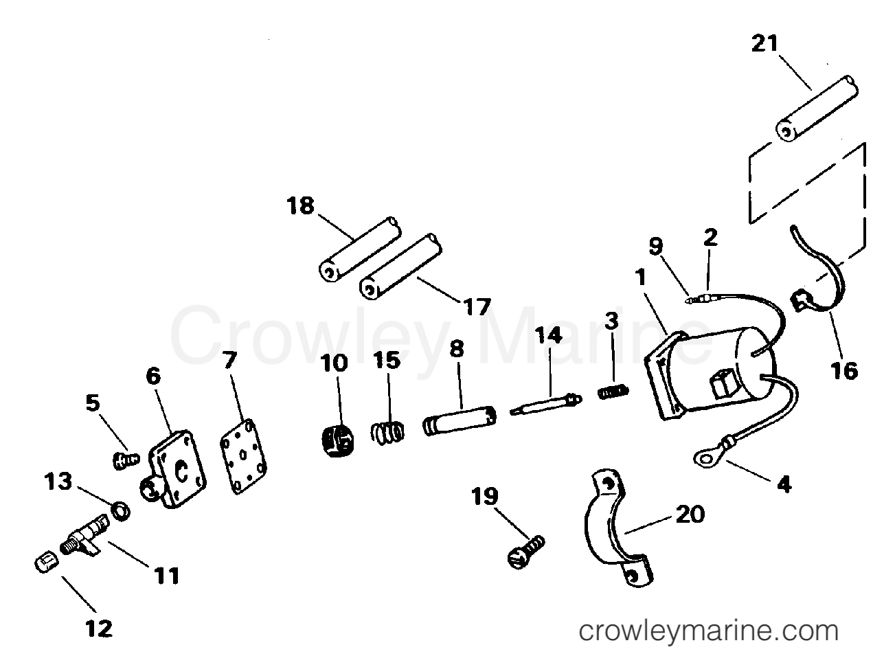 1996 Outboard 48 - J48ESLEDC - PRIMER SYSTEM