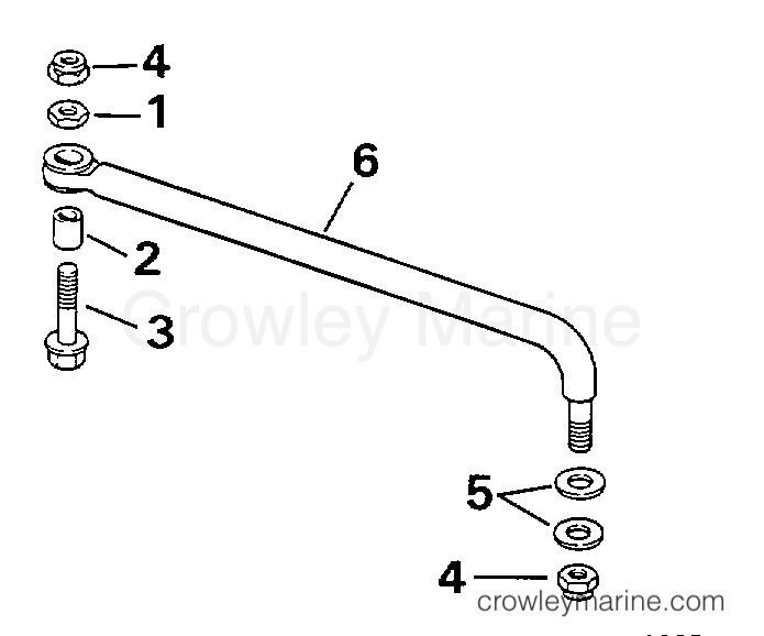 1991 Outboard 155 - J155WTLEIB - STEERING LINK KIT