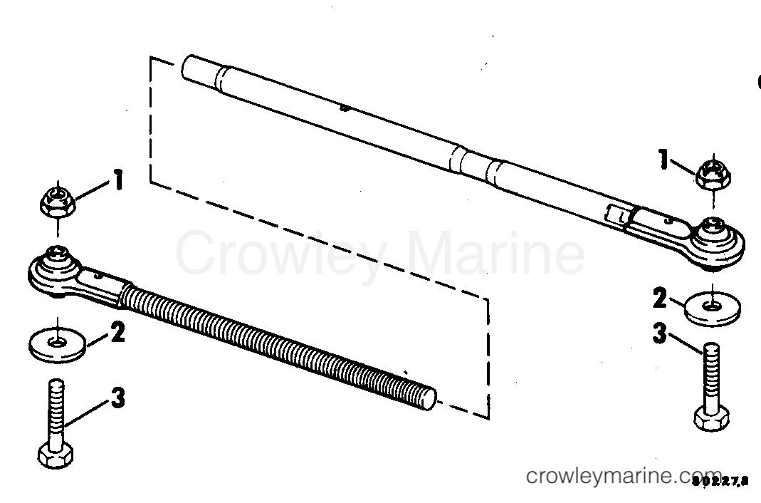 1981 Rigging Accessories - Steering - ADJUSTABLE TIE BAR KIT