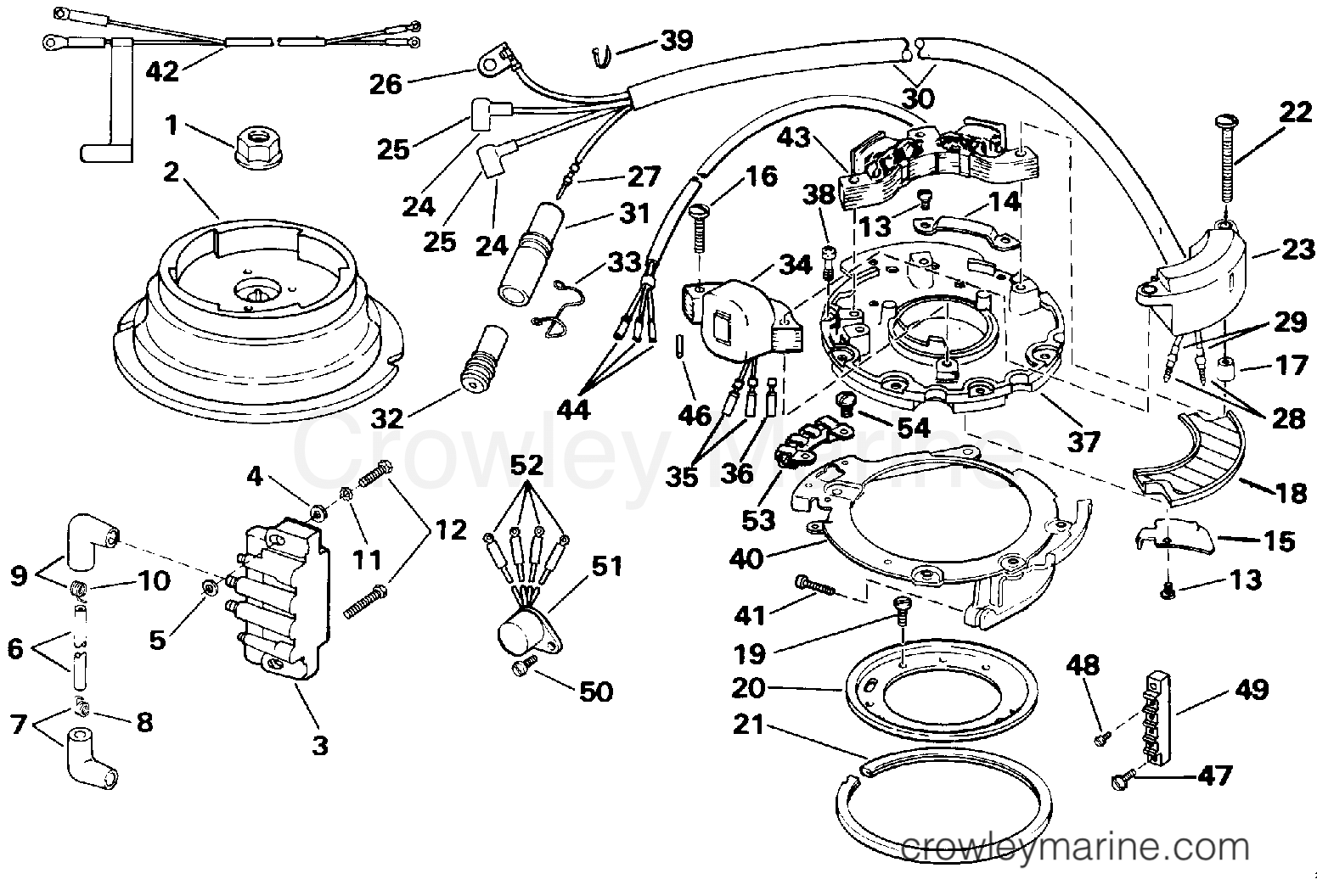 1992 Outboard 8 - J8SRLENM - IGNITION