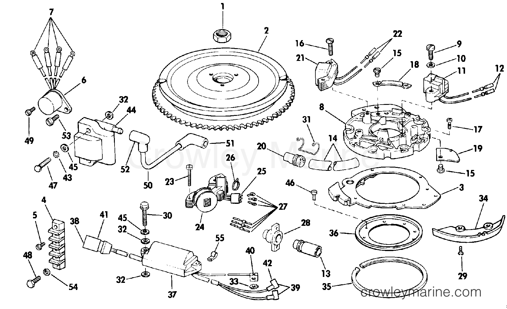 1986 Outboard 30 - J30RLCDM - IGNITION