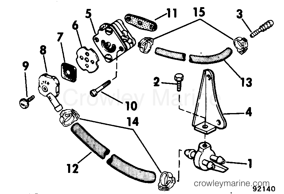 1981 Rigging Accessories - Fuel System - FUEL PUMP KIT 4 MODEL