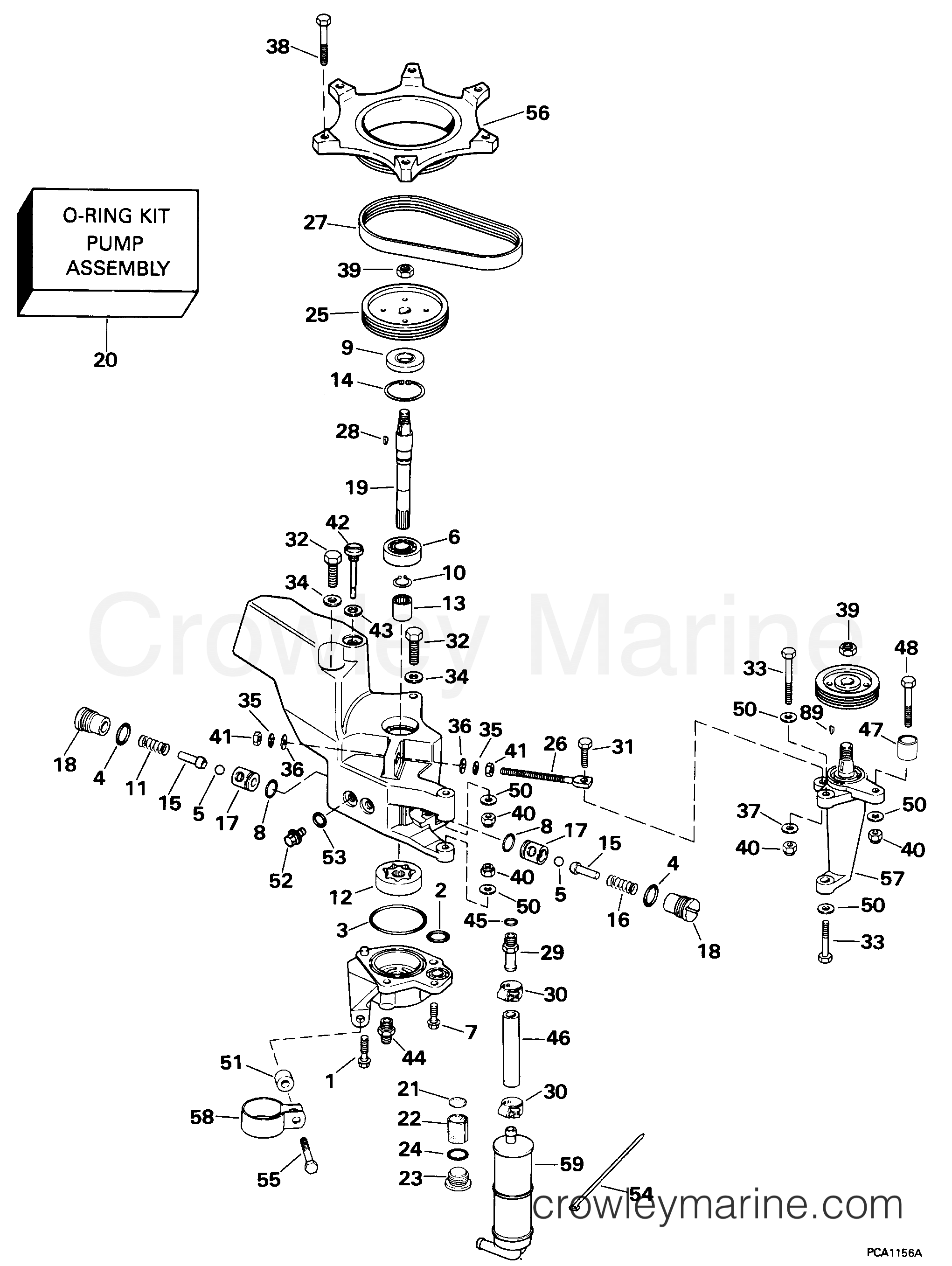 1998 Rigging Accessories - Steering - STEERING PUMP KIT