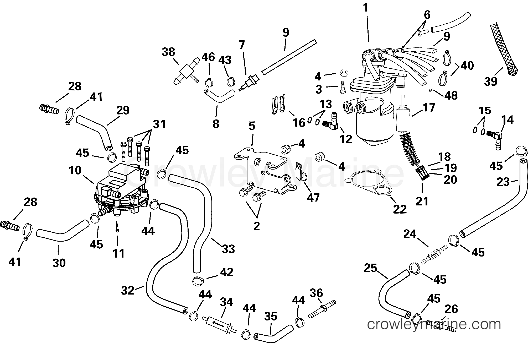 2006 Outboard 175 - E175FPXSDS - OILING SYSTEM