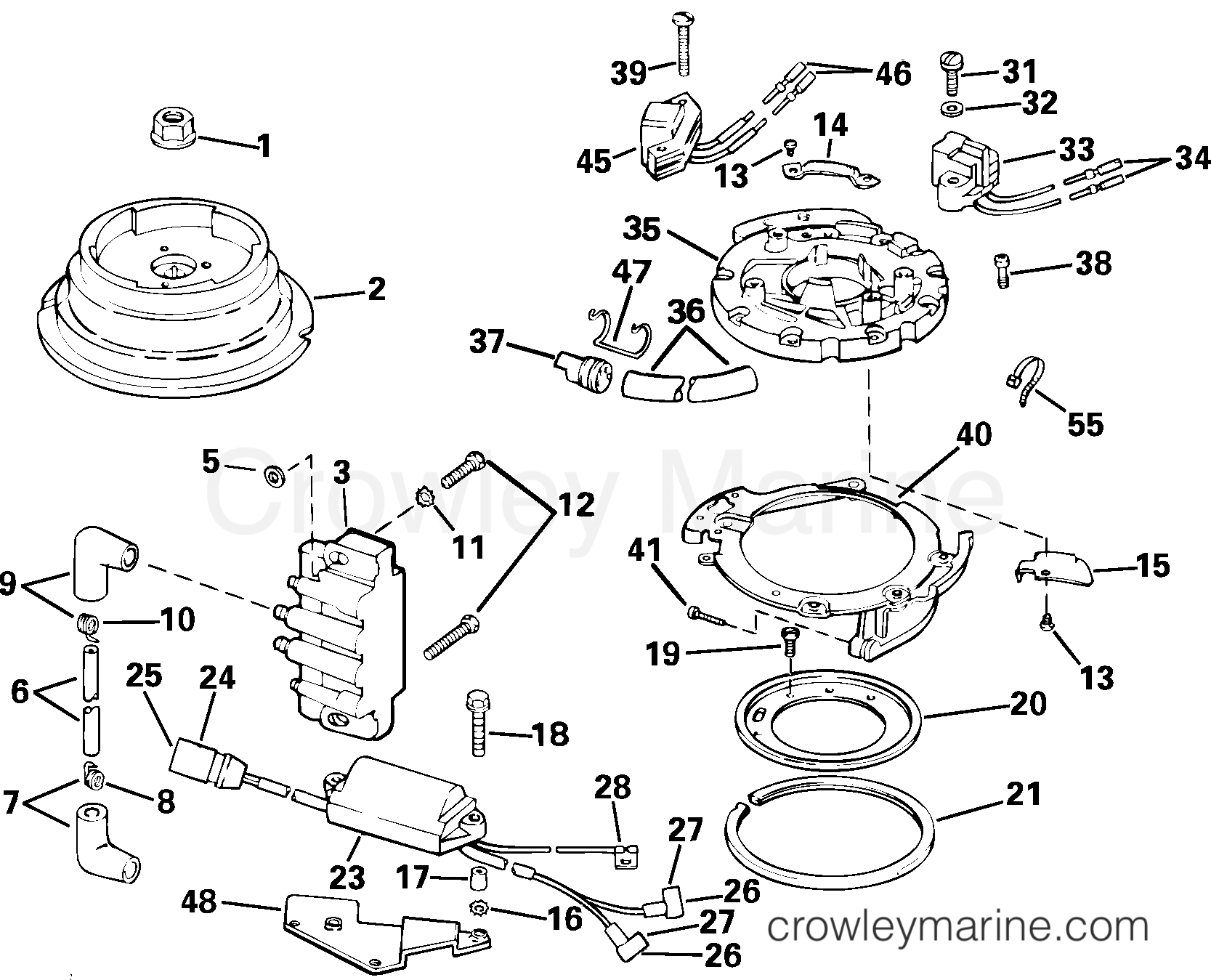 2003 Outboard 6 - J6RLSTD - IGNITION