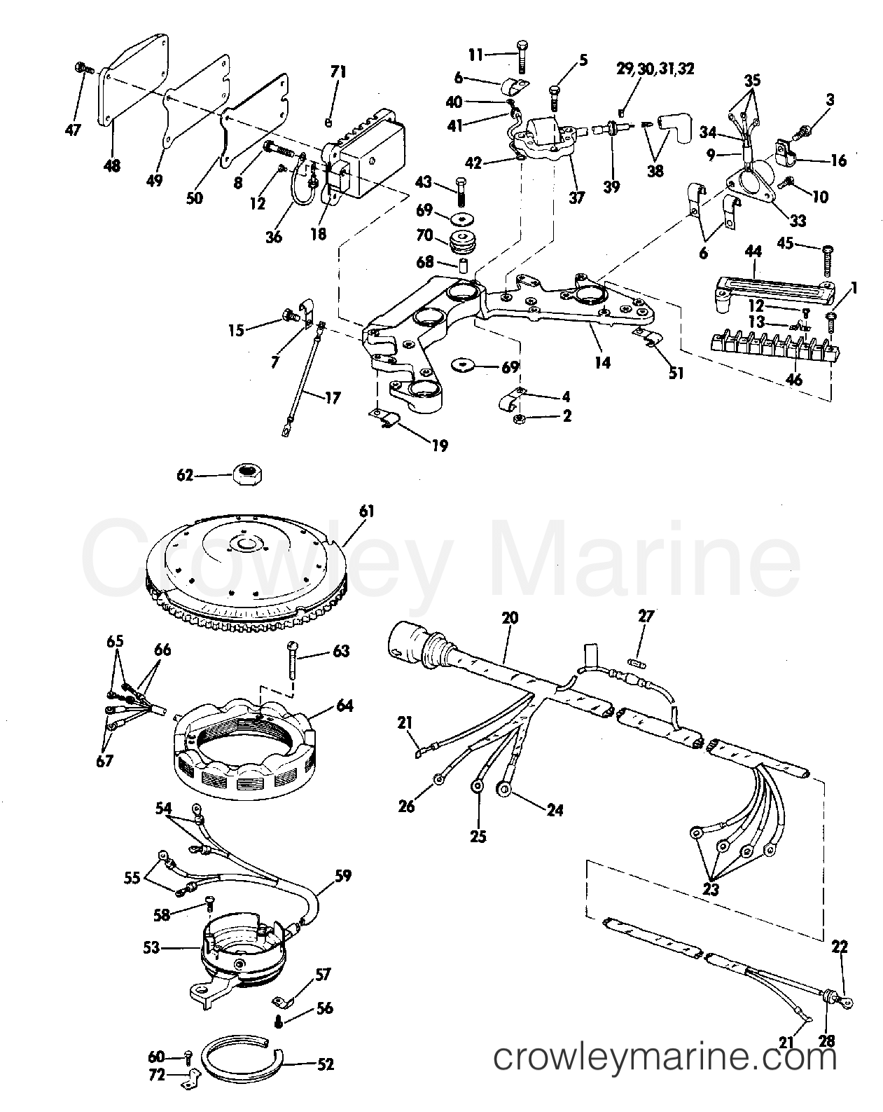 1977 Outboard 85 - 85799S - IGNITION SYSTEM