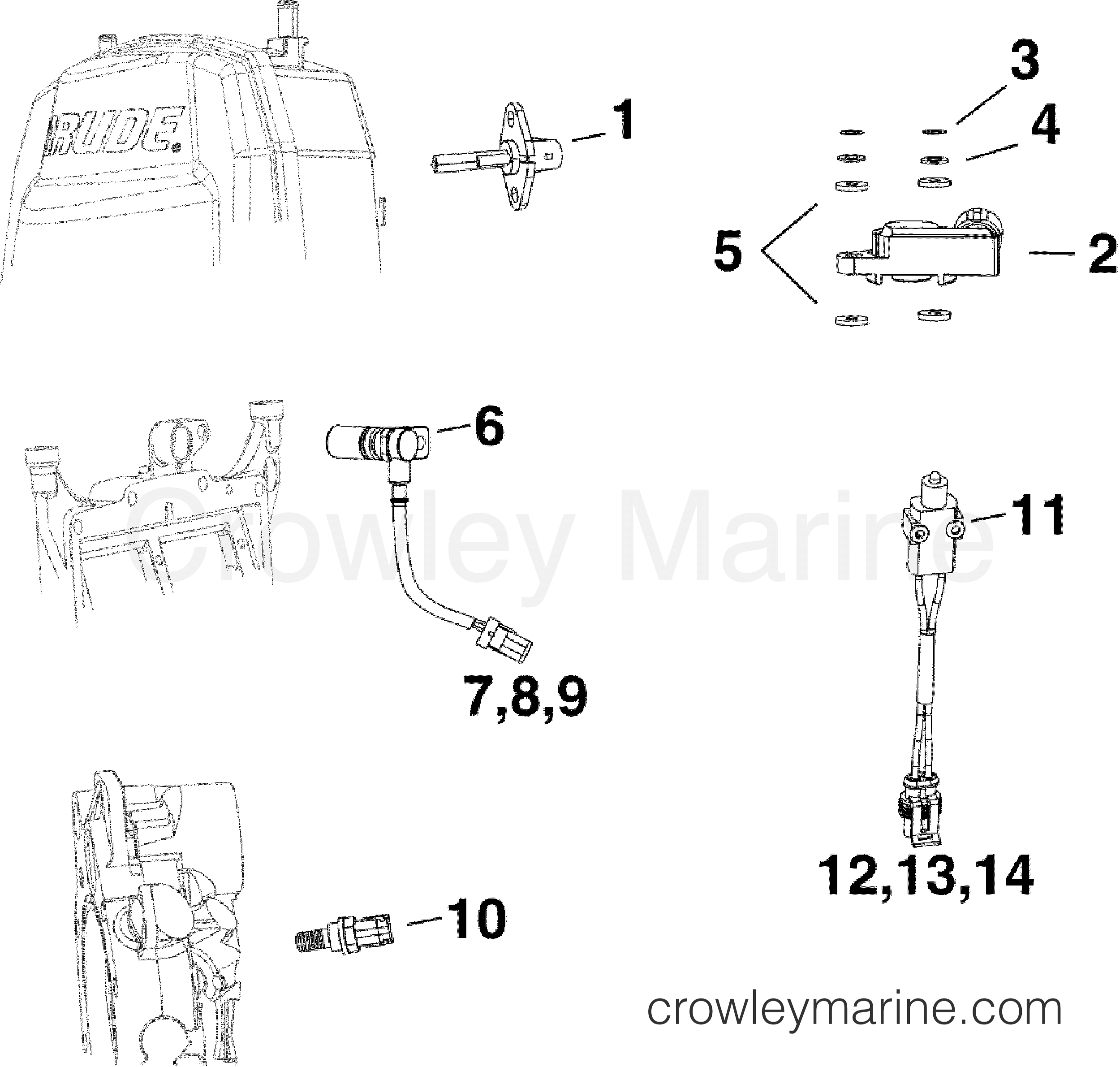 2007 Evinrude Outboards 115 - E115DBXSUC SENSORS section