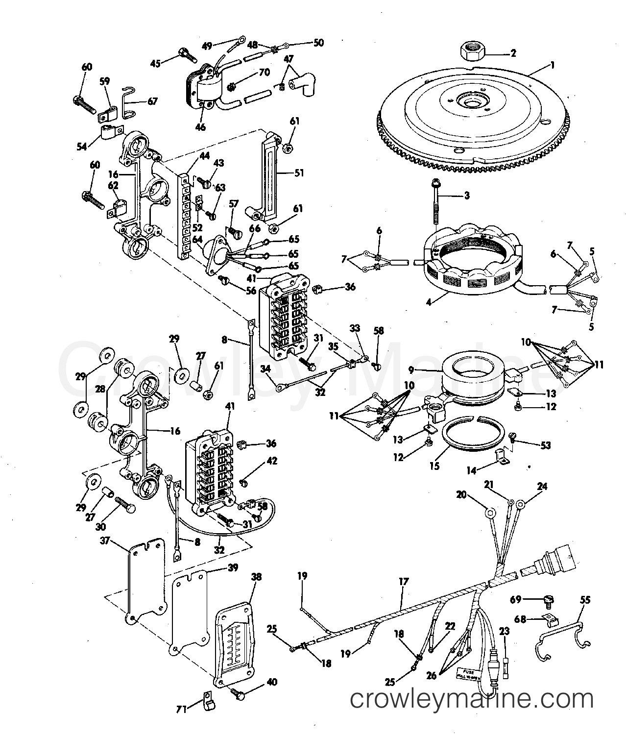1976 Outboard 200 - 200640S - IGNITION SYSTEM