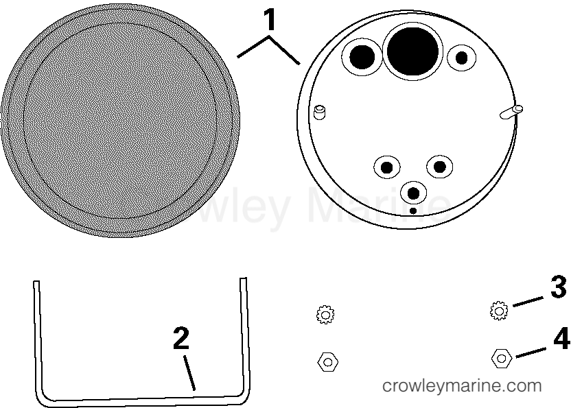 2001-2004 Rigging Accessories - Instruments - BEZEL ASSEMBLY - HOLE PLUG 3 IN. GUAGE
