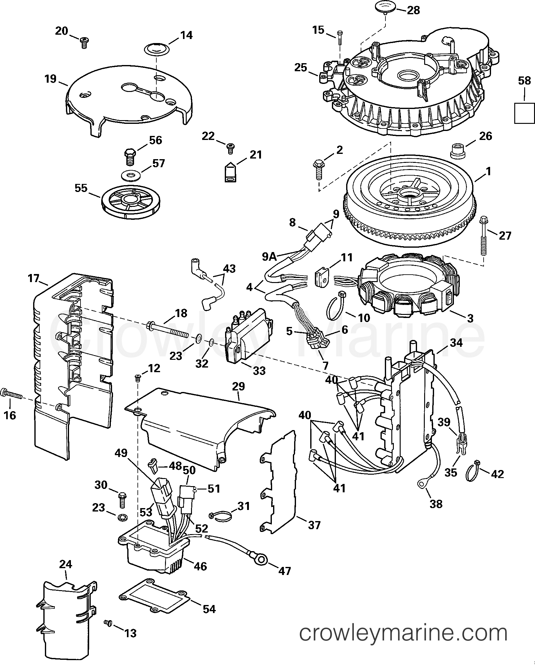 2000 Outboard 150 - J150WPLSSC - IGNITION SYSTEM