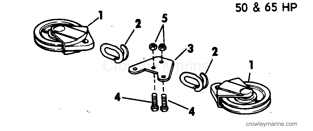 1972 Rigging Accessories - Steering - REMOTE CTRL & STEERING CON. KITS 50 & 65 HP