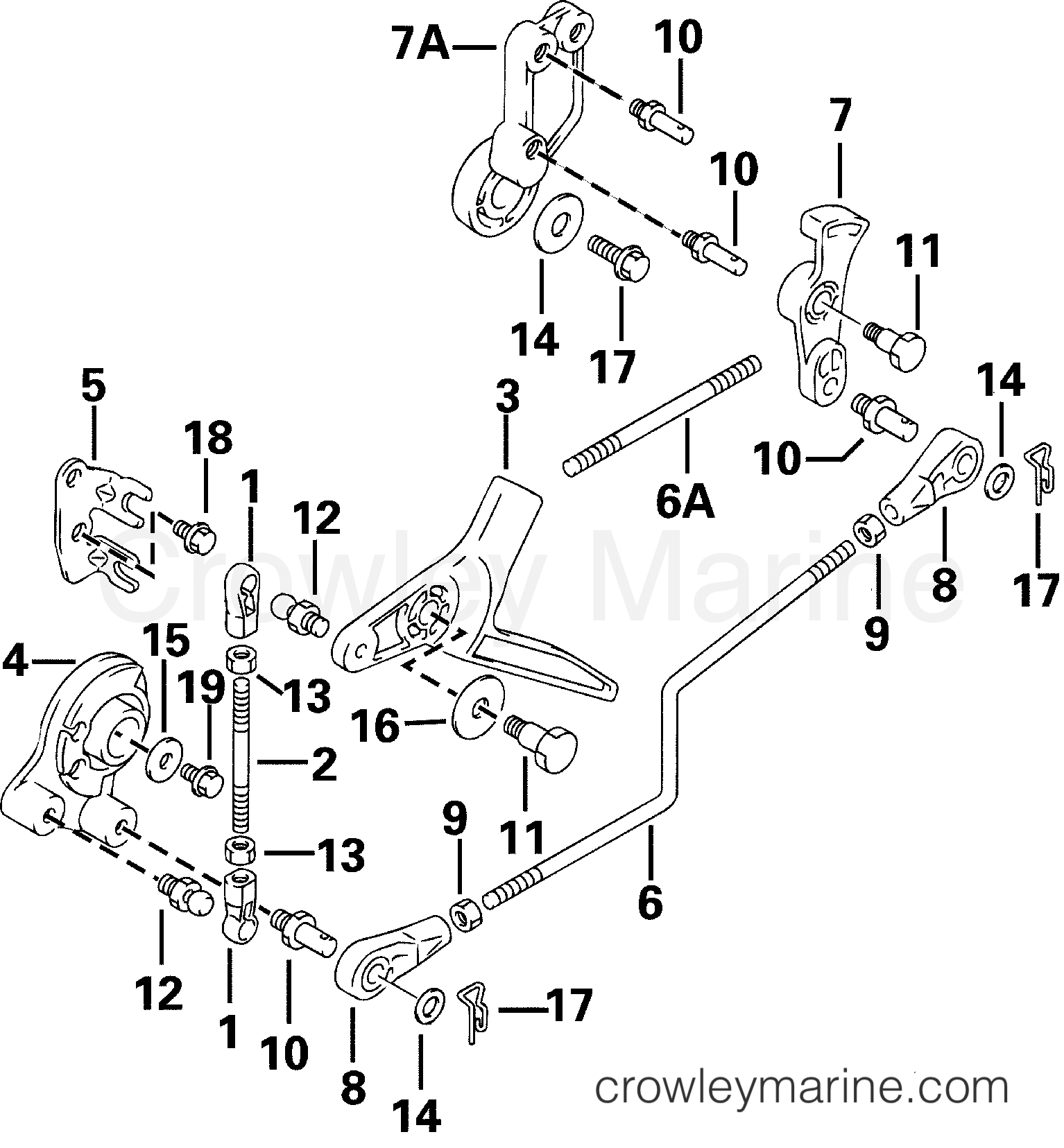 2001 Outboard 30 - E30RL4SIC - THROTTLE CONTROL