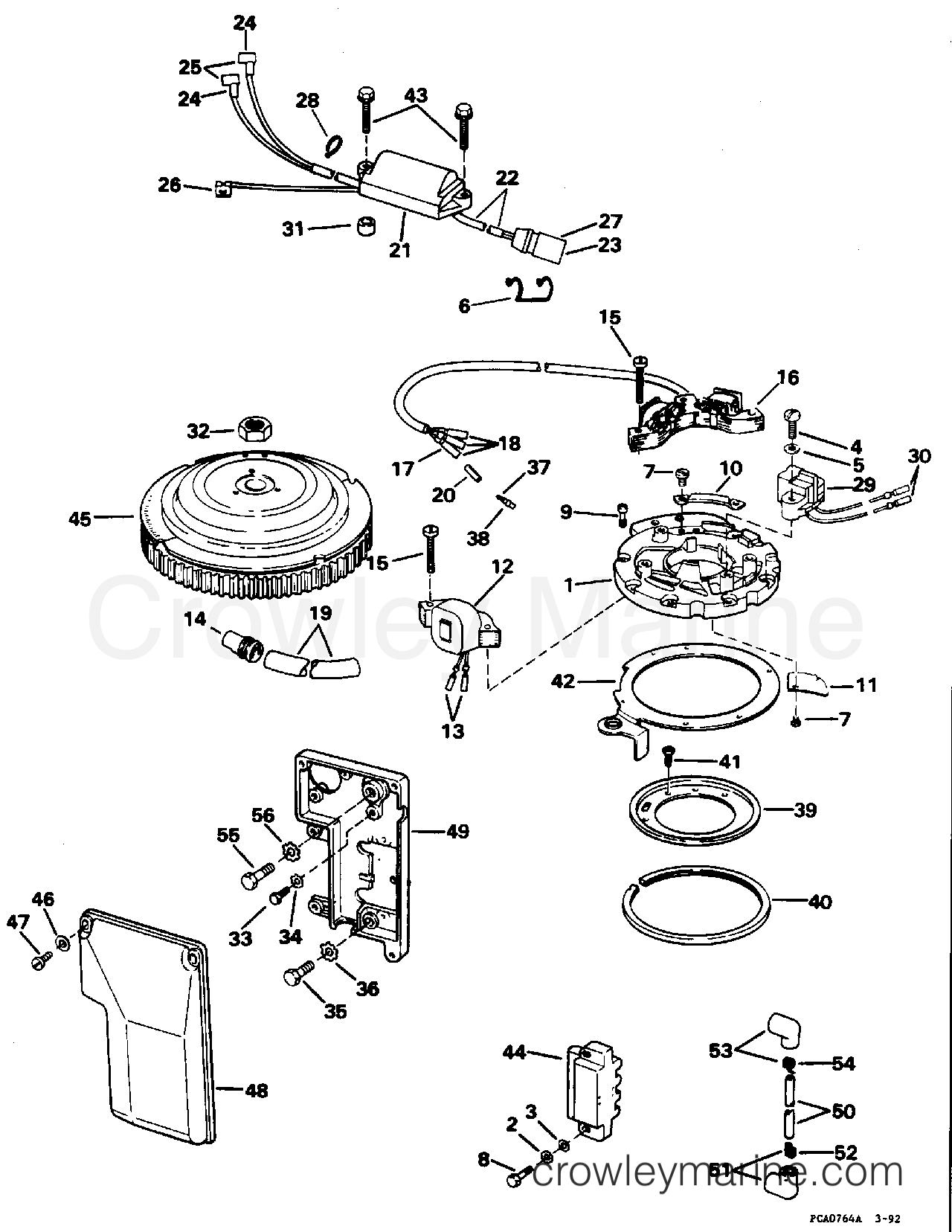 1996 Outboard 40 - SJ40RPYH - IGNITION SYSTEM