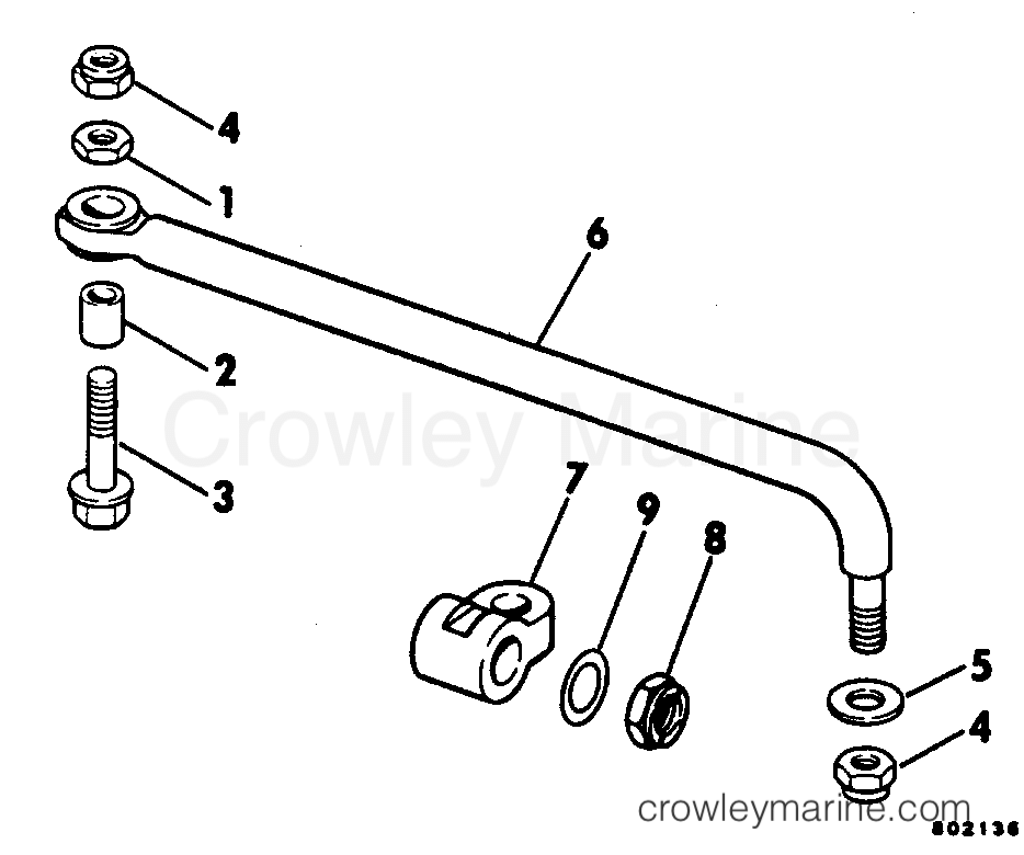1982 Rigging Accessories - Steering - STEERING CONNECTOR KIT 70-235
