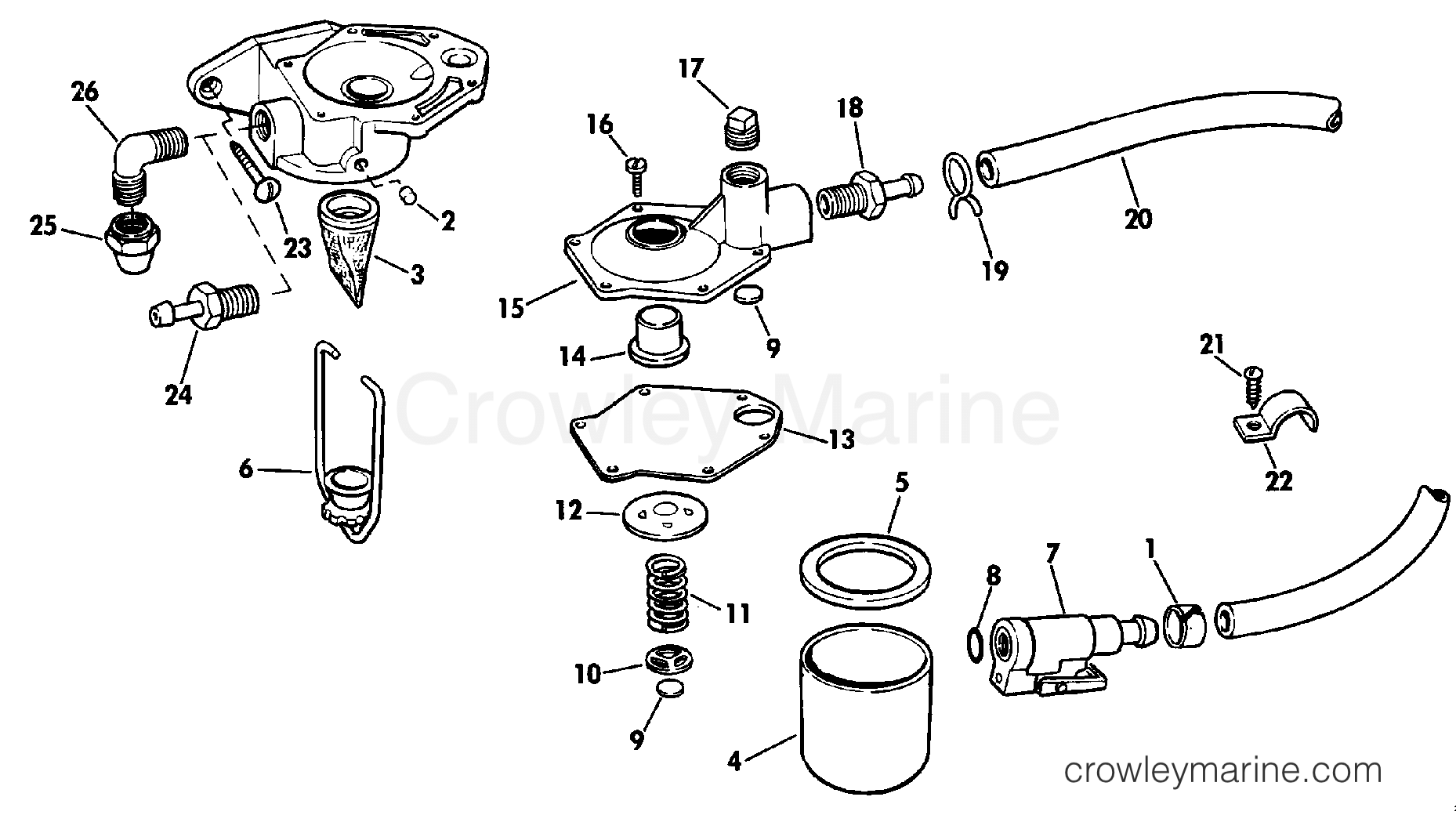 1985 Rigging Parts Accessories - Fuel System - PRIMER PUMP KIT