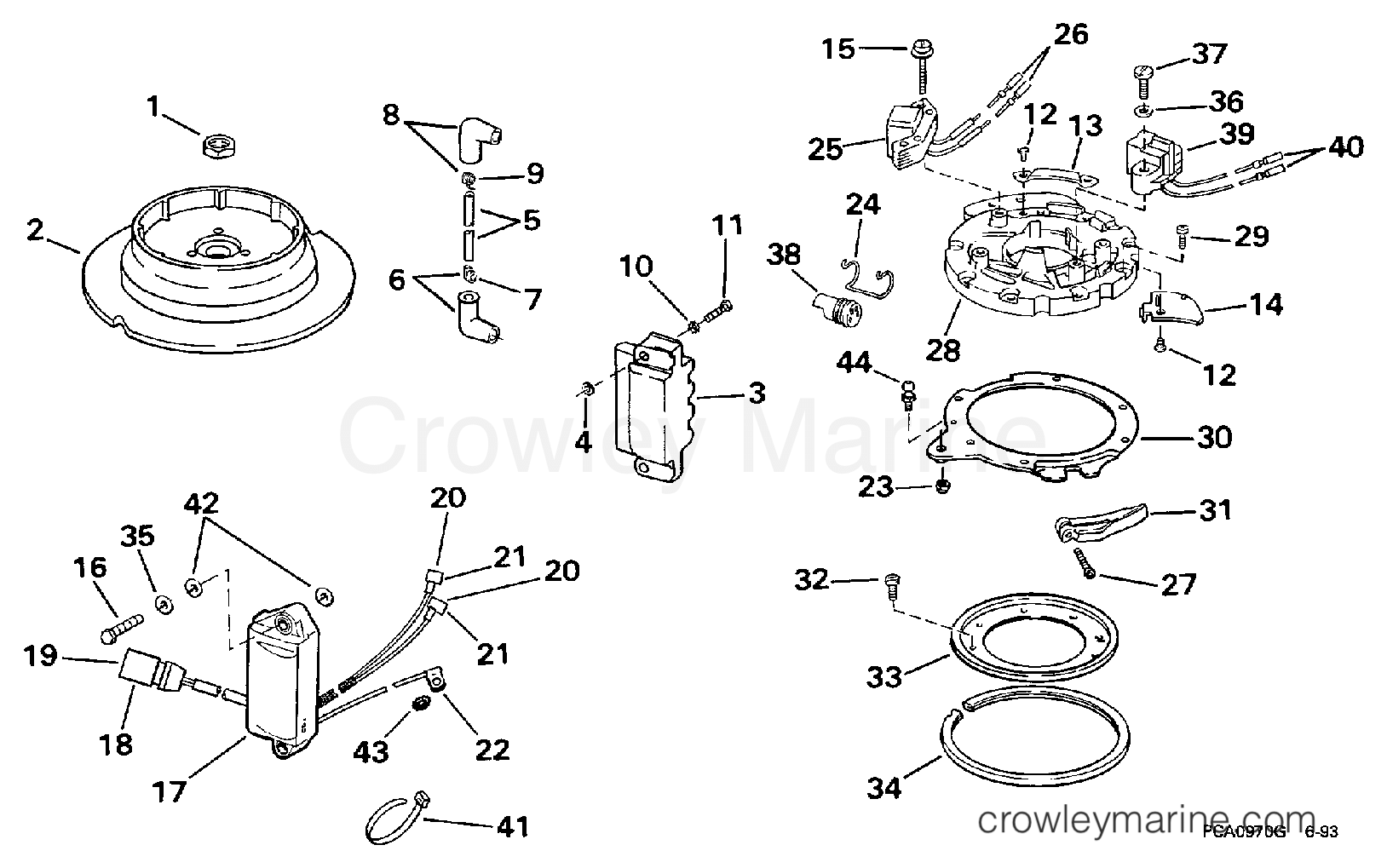 1997 Outboard 15 - HJ15KCF - IGNITION