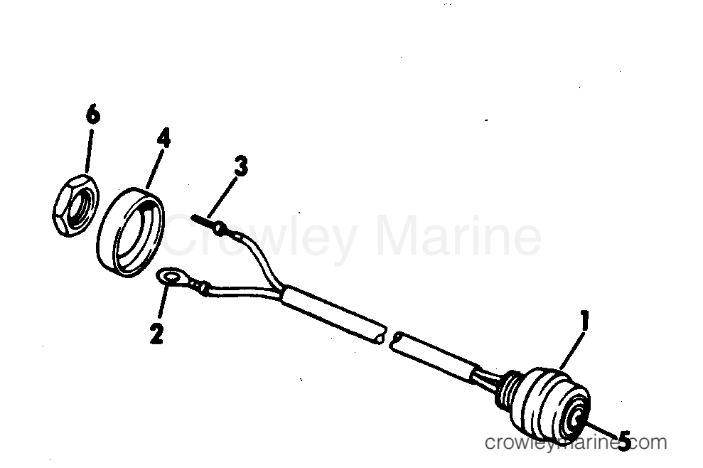 1982 Outboard 9.9 - J10RCNS - SHORTING SWITCH