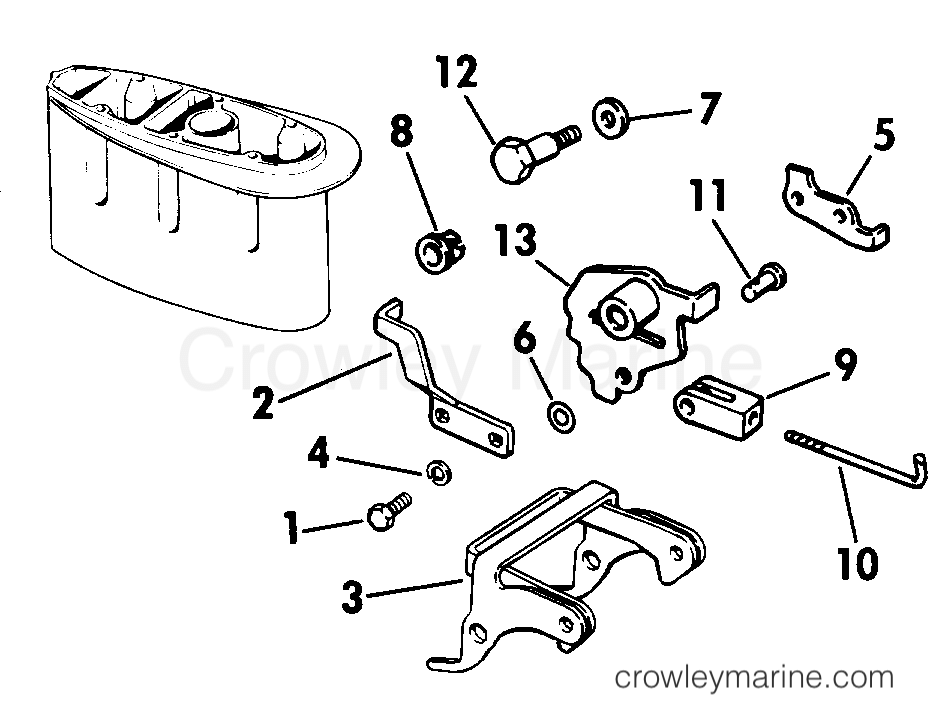 1983 Rigging Accessories - Miscellaneous - REVERSE THRUST KIT 9.9, 15 LONG MODELS ONLY