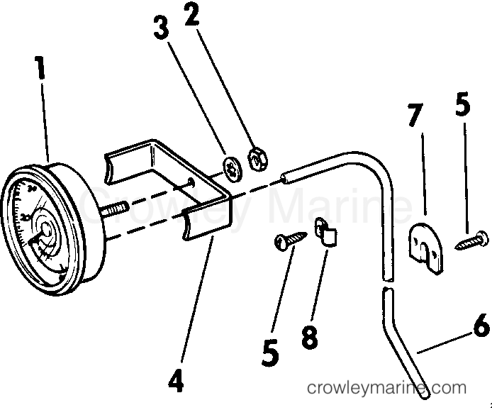 1985 Rigging Accessories - Instruments - SPEEDOMETER KIT-FLUSH MOUNT