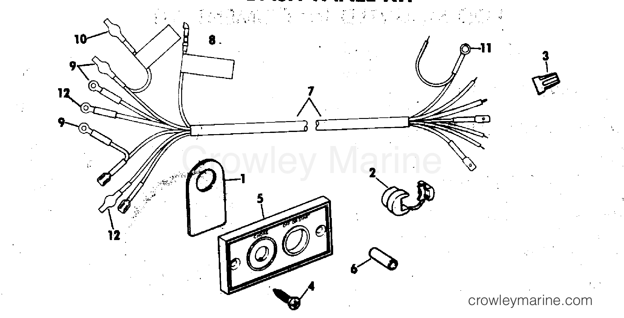 1973 Rigging Accessories - Instruments - DASH PANEL KIT