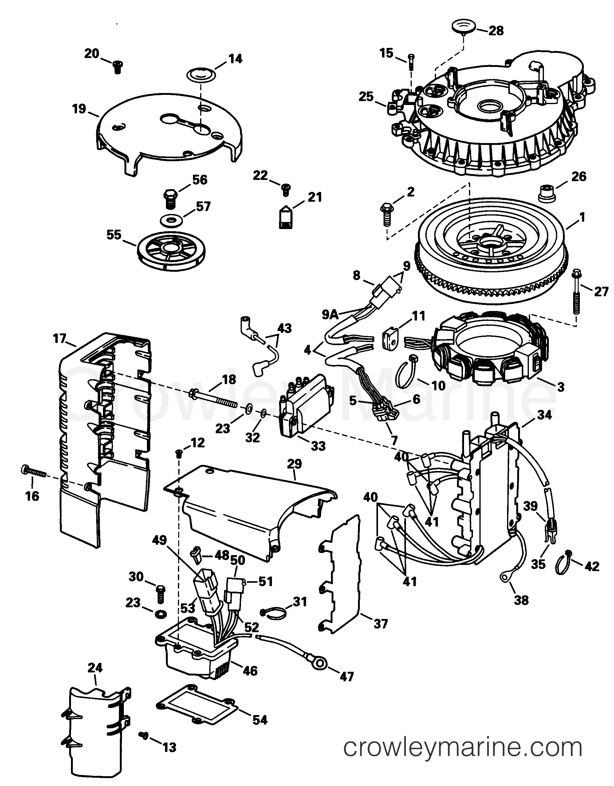 1998 Outboard 150 - SJ150WTPXY - IGNITION SYSTEM
