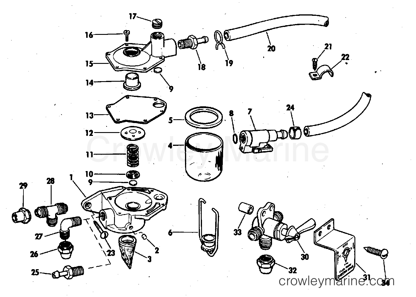 1977 Rigging Accessories - Fuel System - PRIMER PUMP KIT