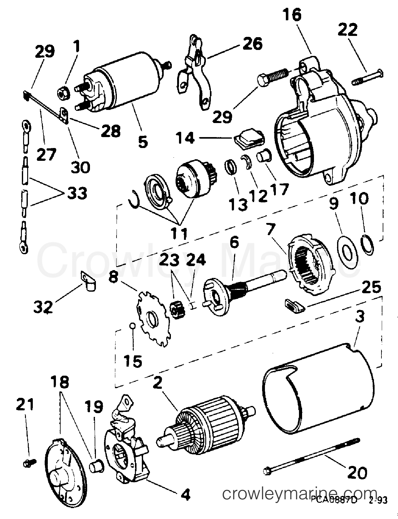 1994 Stern Drive 5.8 - 584ACPMDA - STARTER