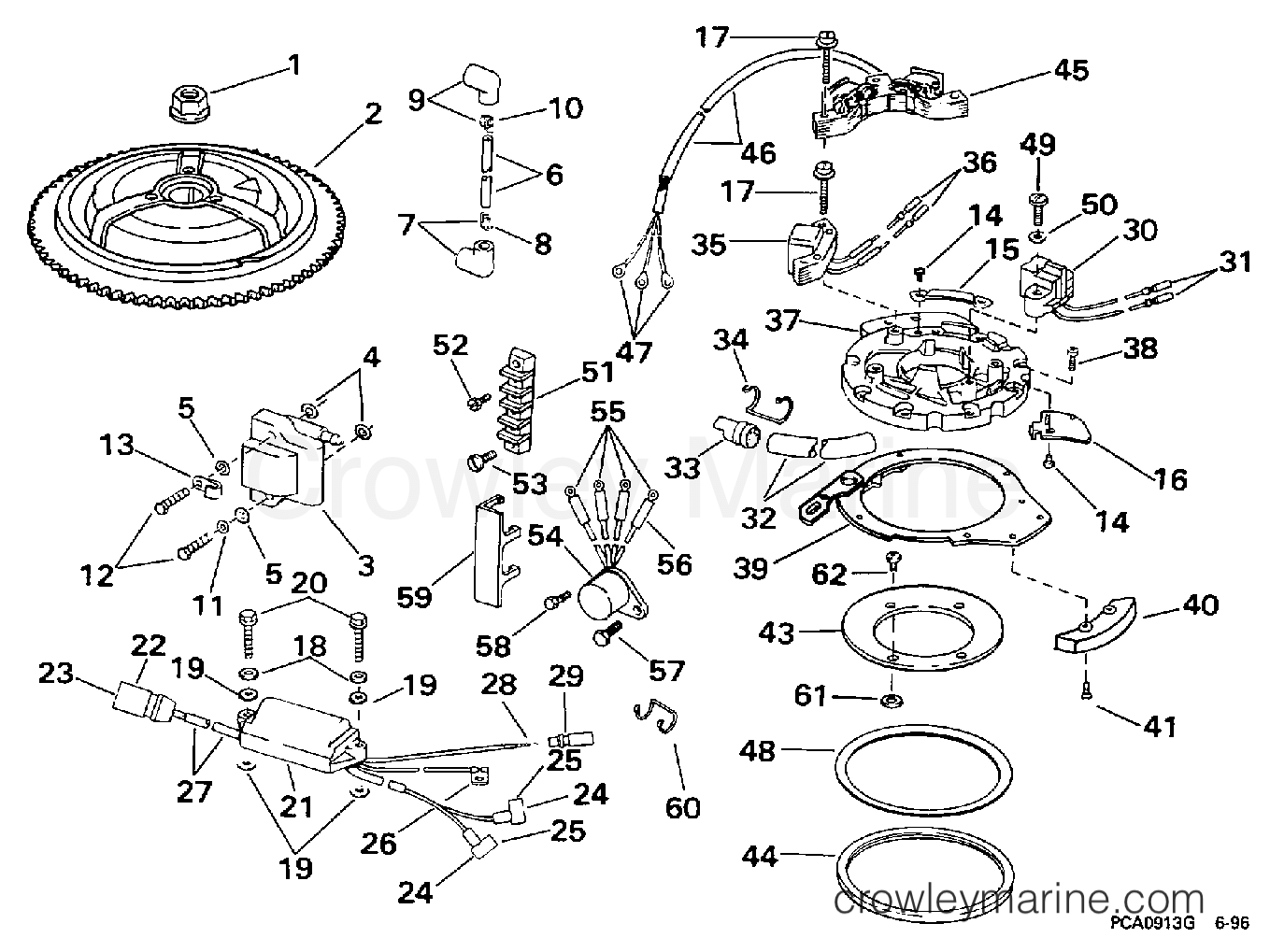 1997 Outboard 30 - E30EEUD - IGNITION