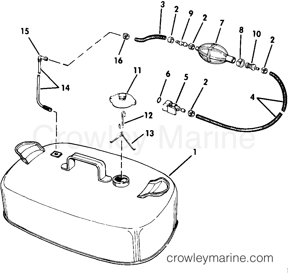 1985 Rigging Parts Accessories - Fuel System - FUEL TANK - GASOLINE