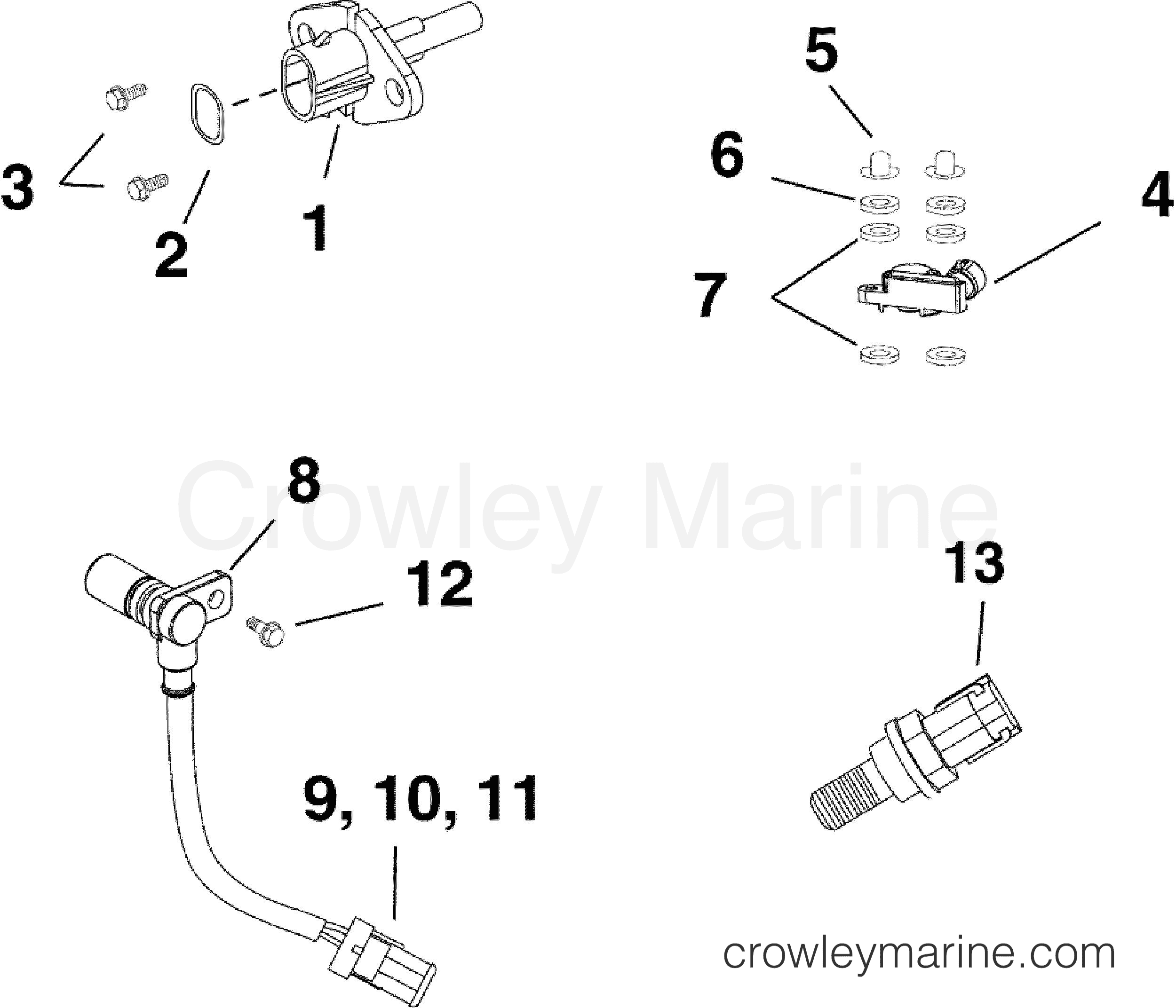 AB Outboard 30 - E30DPSLABF - SENSORS