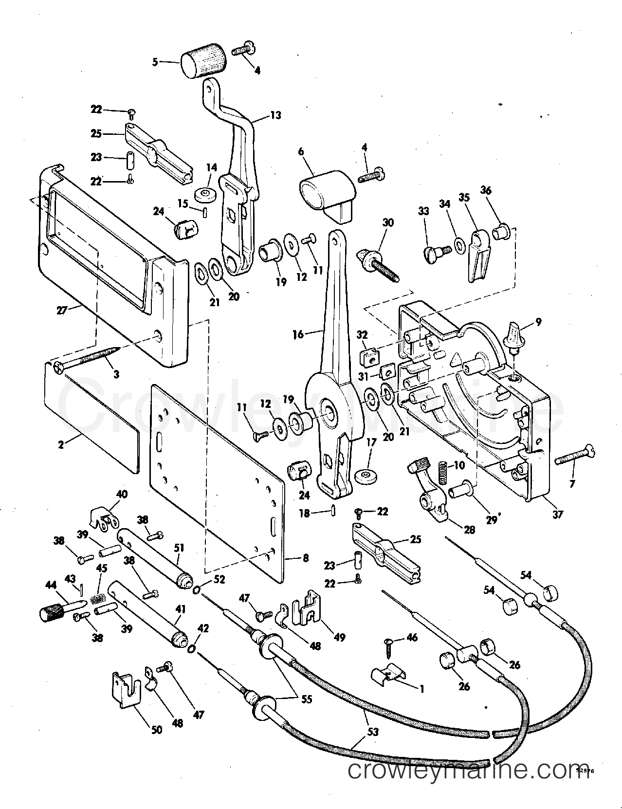 1978 Rigging Accessories - Remote Controls - REMOTE CONTROL SINGLE MOTOR