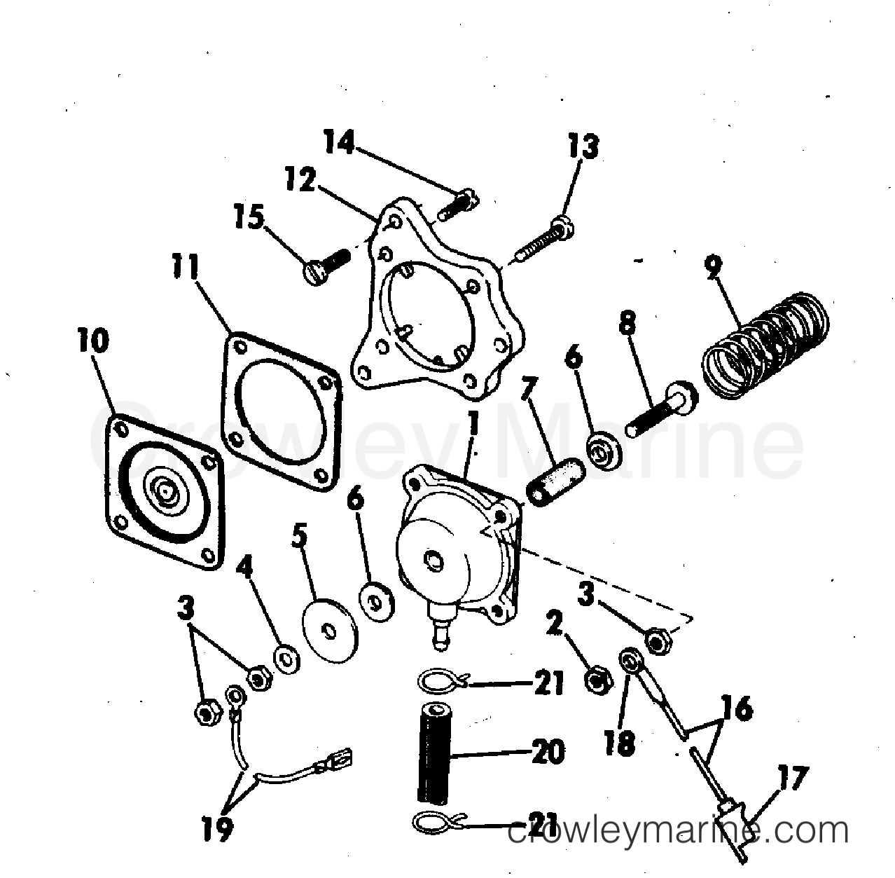 1973 Outboard 40 - 40RL73D - CUTOUT SWITCH