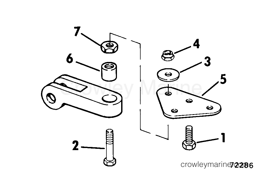 1979 Rigging Parts Accessories - Steering - CONNECTOR KIT - DUAL CABLE STEERING 150 - 235