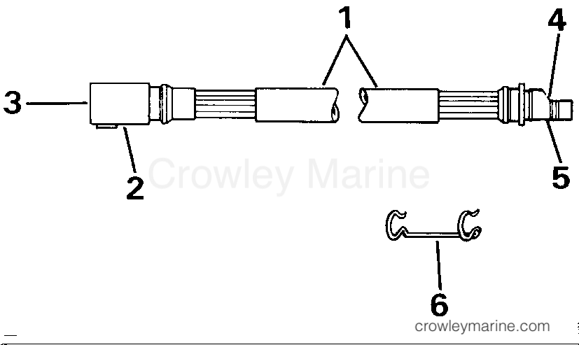 1990 Rigging Accessories - Electrical System - EXTENSION CABLE - TRIM/TILT