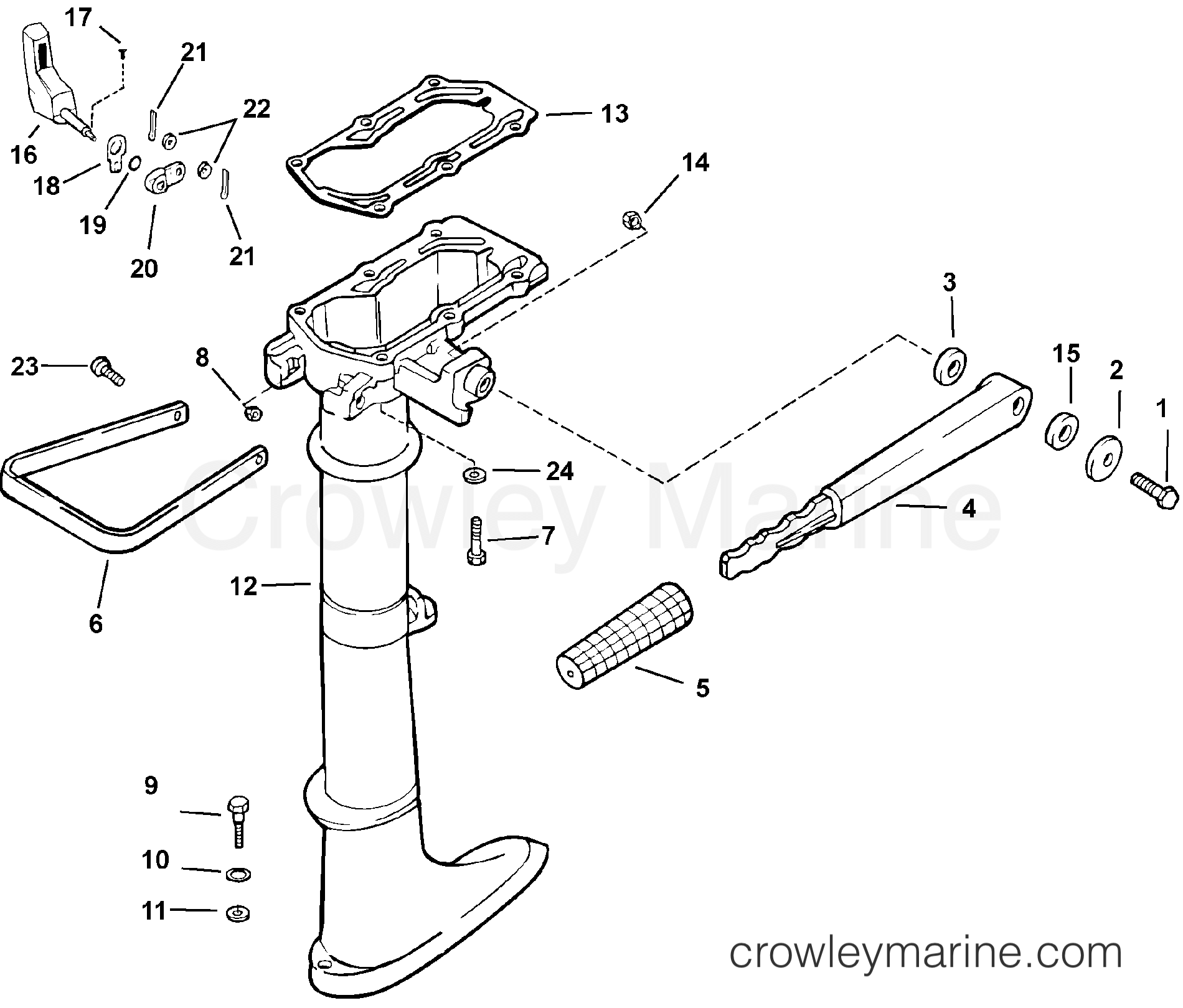 2002 Outboard 3.5 - J3RSNF - MIDSECTION