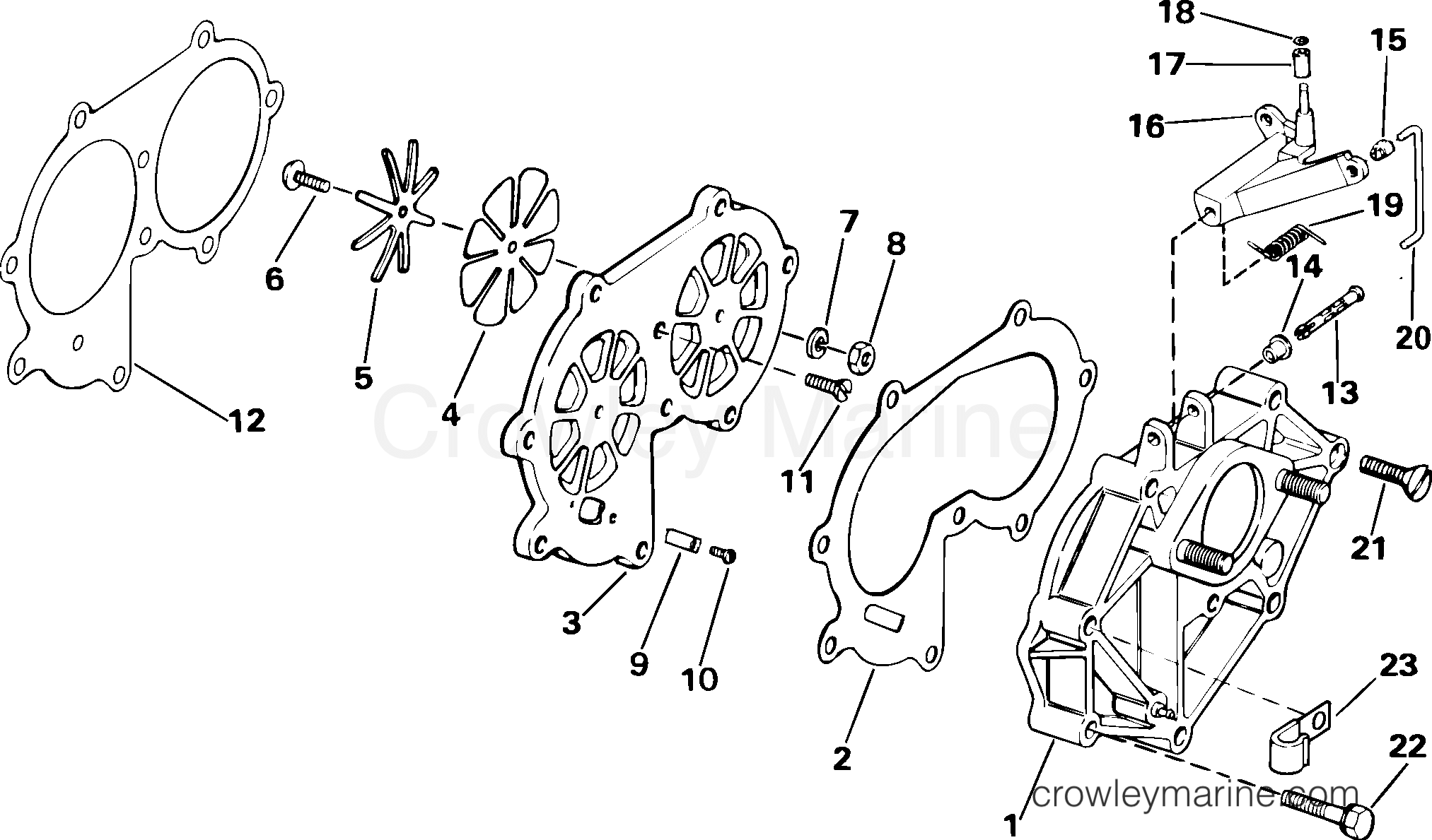 2005 Outboard 25 - J25RSOA - INTAKE MANIFOLD