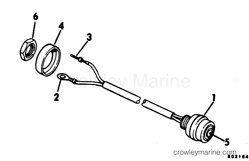 1983 Outboard 25 - E25RLCTE - SHORTING SWITCH