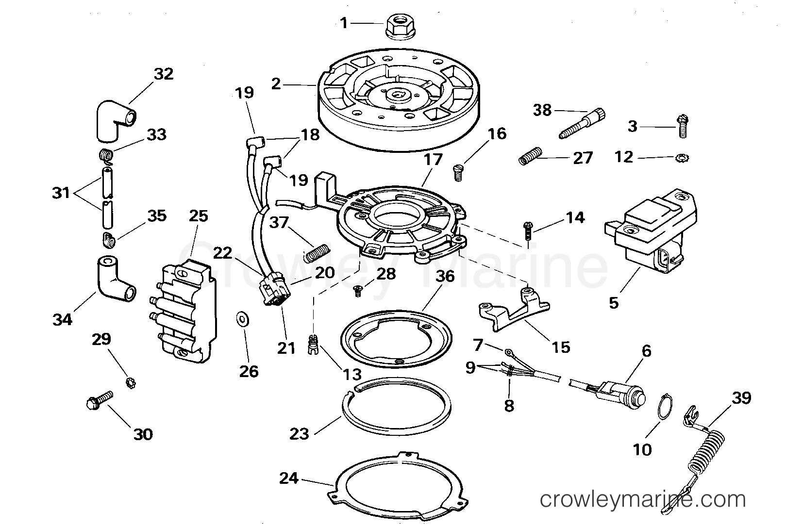 2000 Outboard 4 - J4RSSM - IGNITION