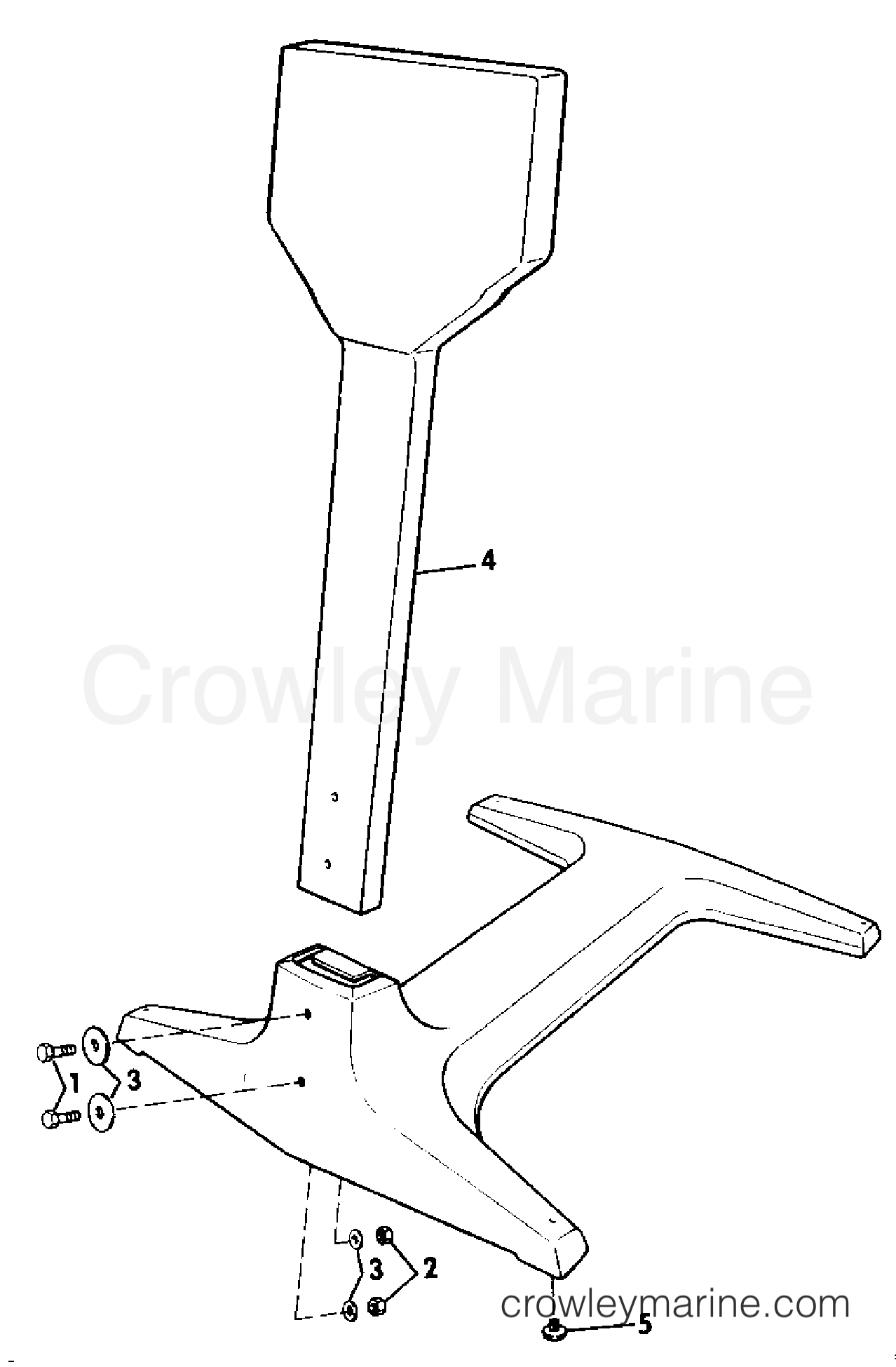 1984 Rigging Accessories - Miscellaneous - ENGINE DISPLAY STAND - 4 THRU 35