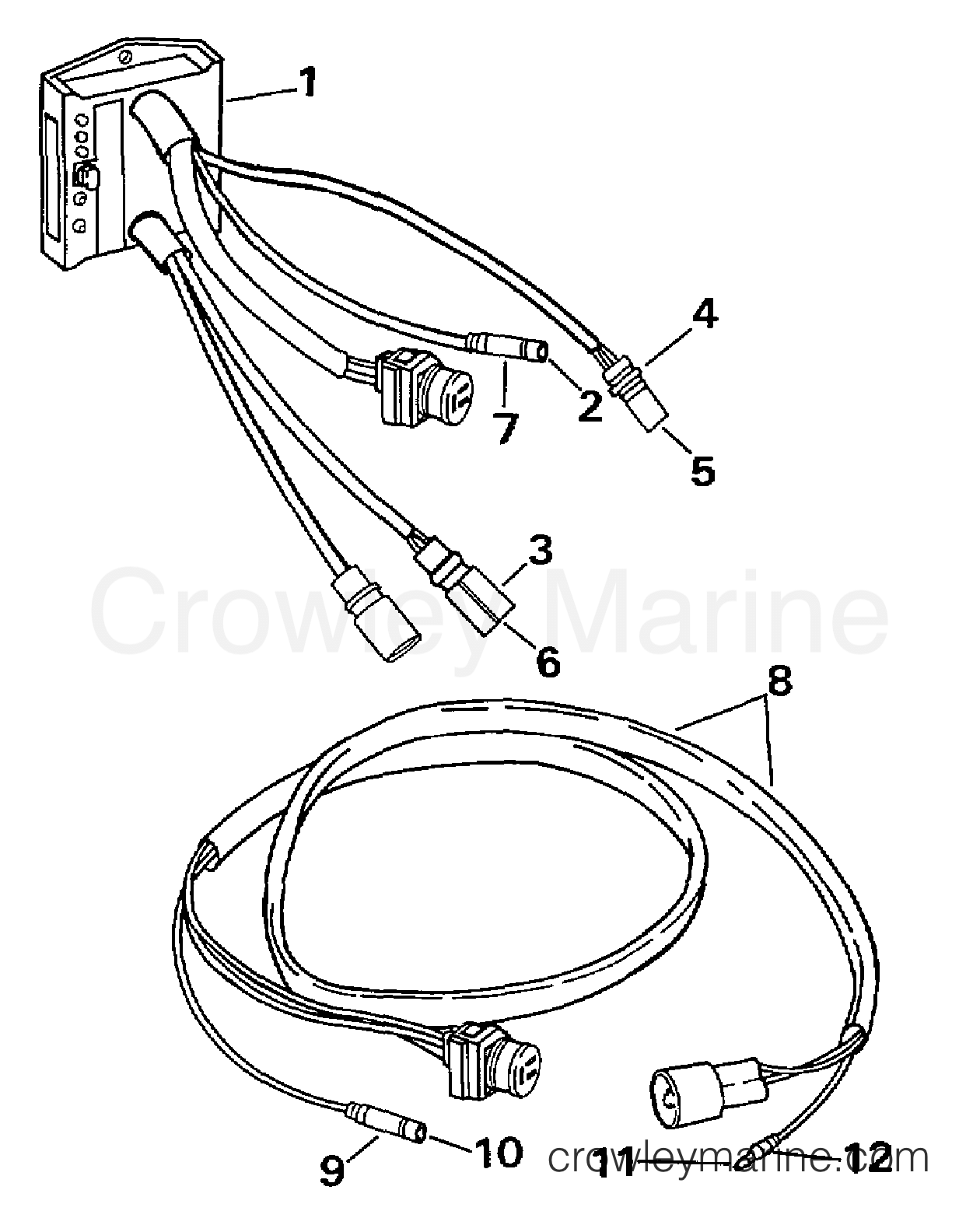 1997 OMC Stern Drive 5.7 - 572BPLKD TRIM LIMIT KIT section