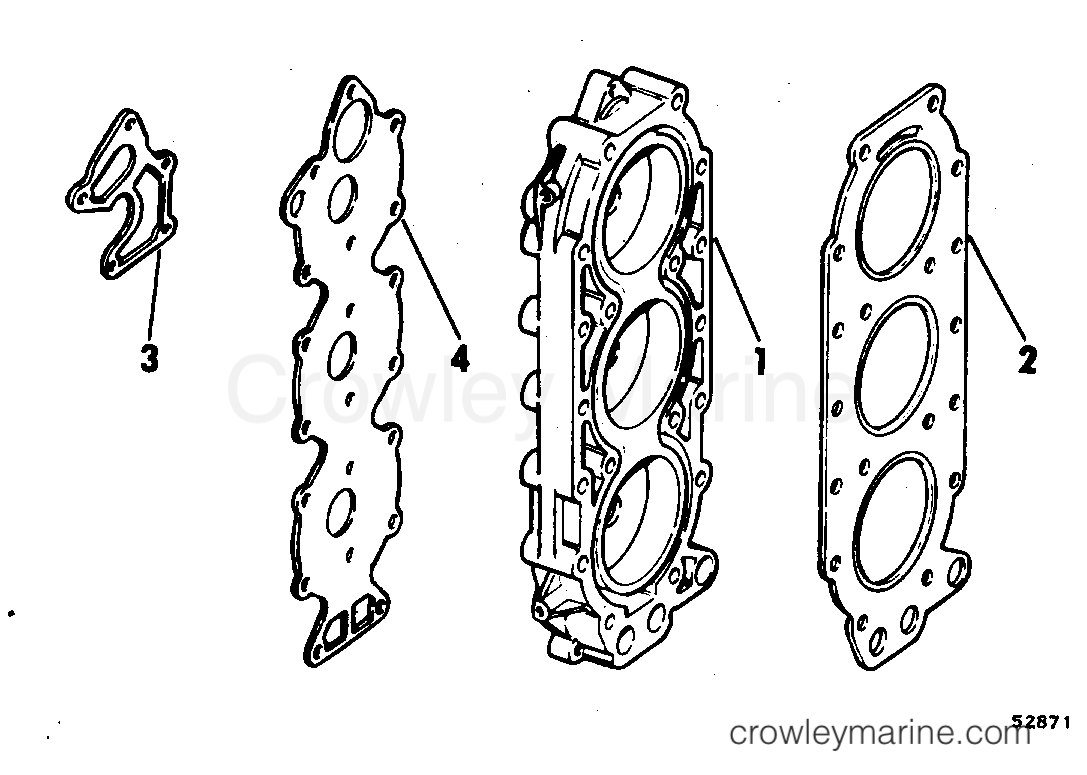 1978 Rigging Accessories - Miscellaneous - CYL HEAD KIT - HIGH PERFORMANCE 75 HP